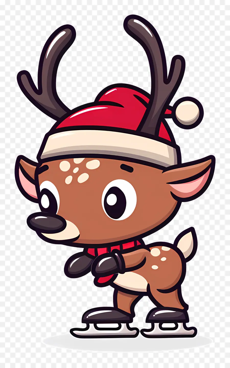 Rusa Natal，Rusa Seluncur Es PNG