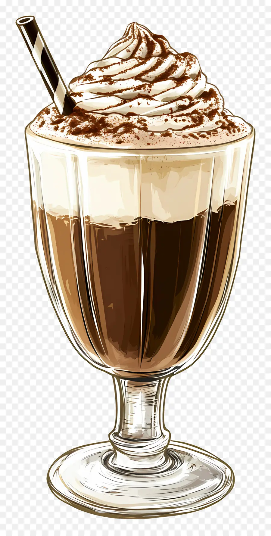 Milkshake Coklat，Es Kopi PNG