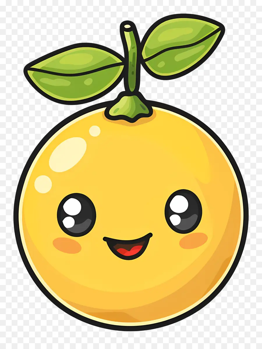 Lemon Kawaii，Selamat Oranye PNG