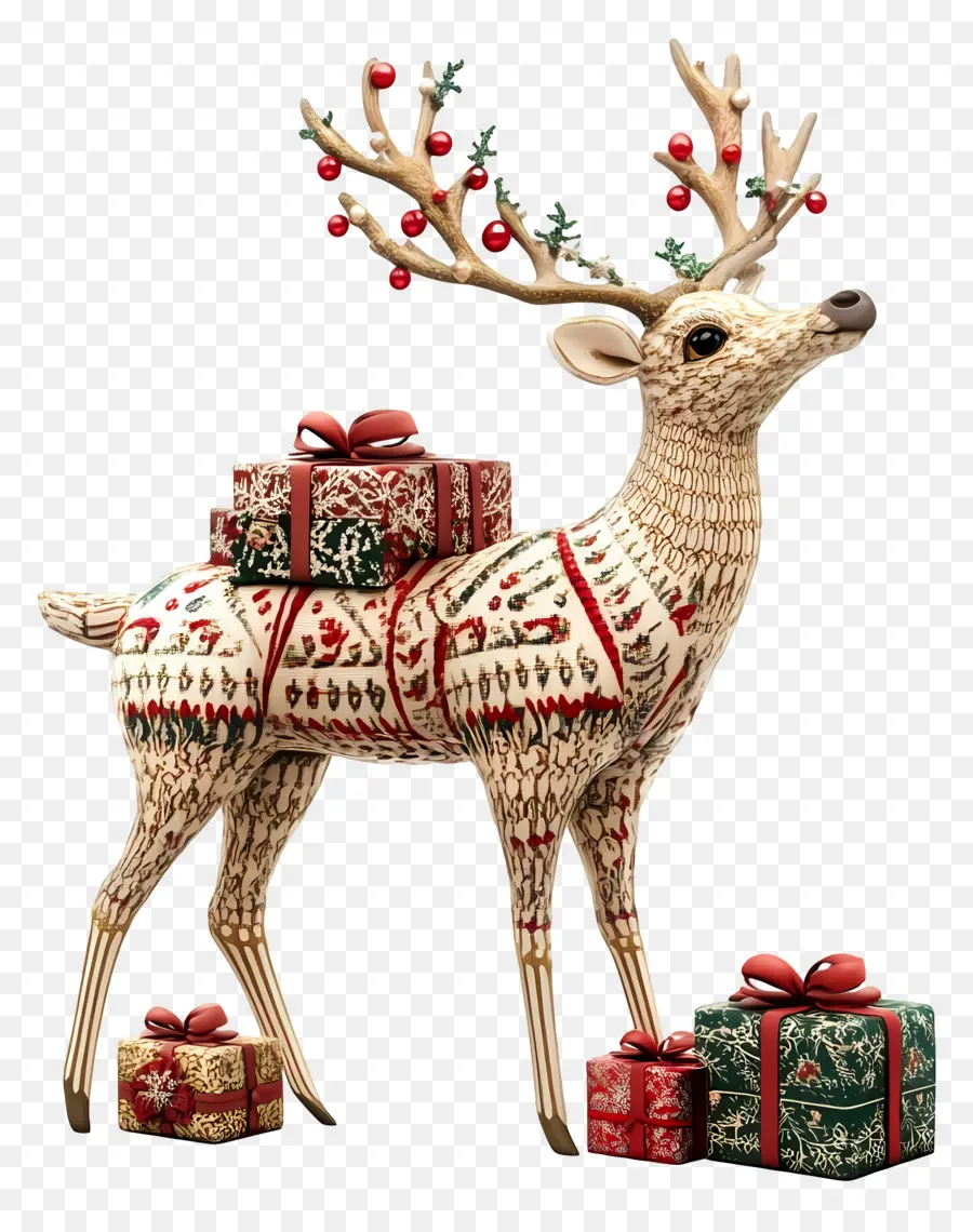 Rusa Natal，Rusa Dekoratif PNG