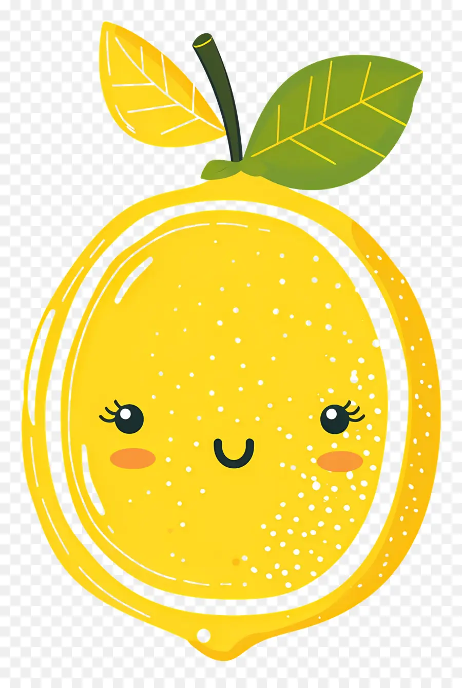 Lemon Kawaii，Lemon Yang Lucu PNG