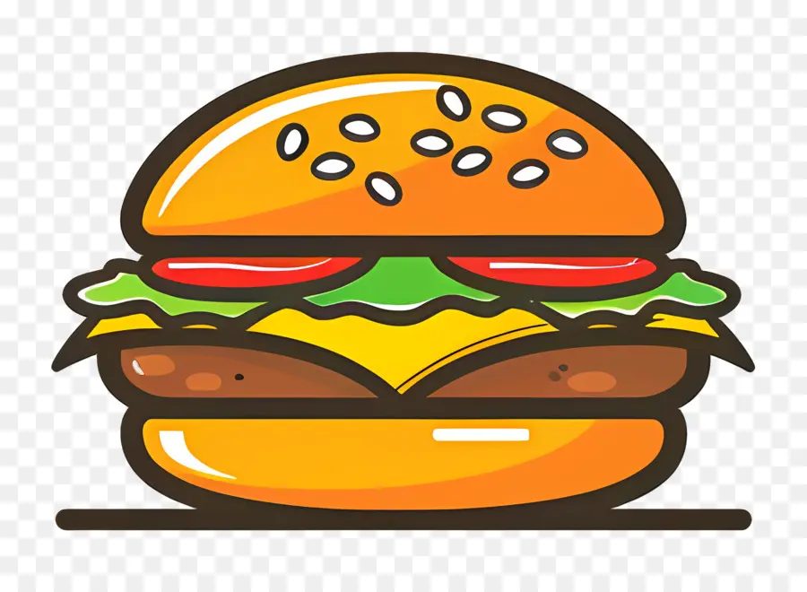 Logo Burger，Burger Kartun PNG