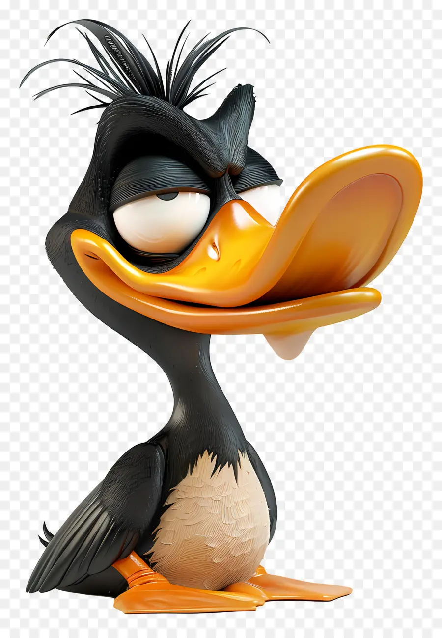 Bebek Daffy，Bebek Keren PNG