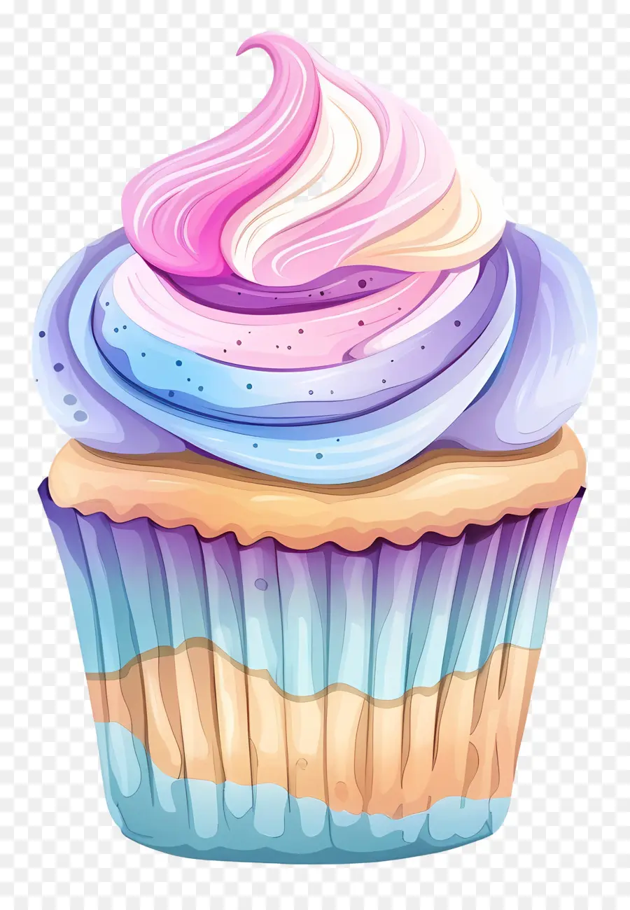 Kue Mangkuk Yang Lucu，Cupcake Dengan Ceri PNG