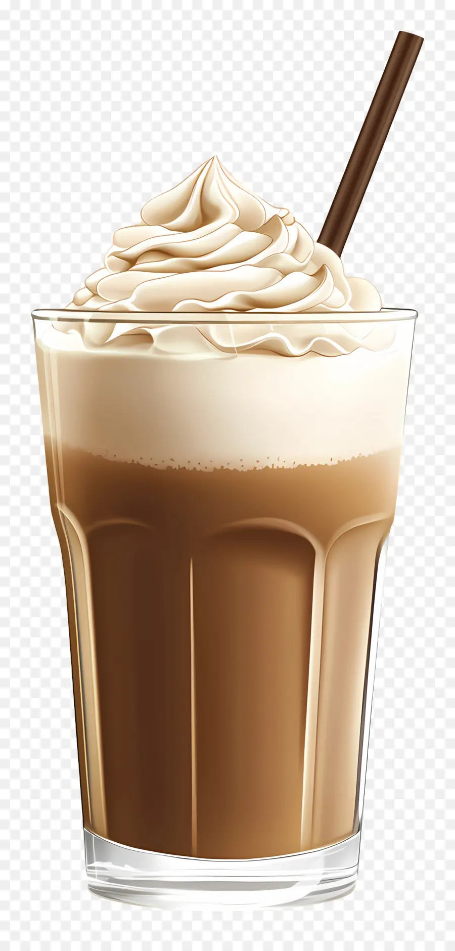 Moka Frappuccino，Es Kopi Dengan Krim PNG