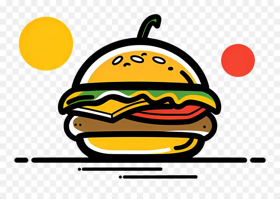 Logo Burger，Burger Kartun PNG