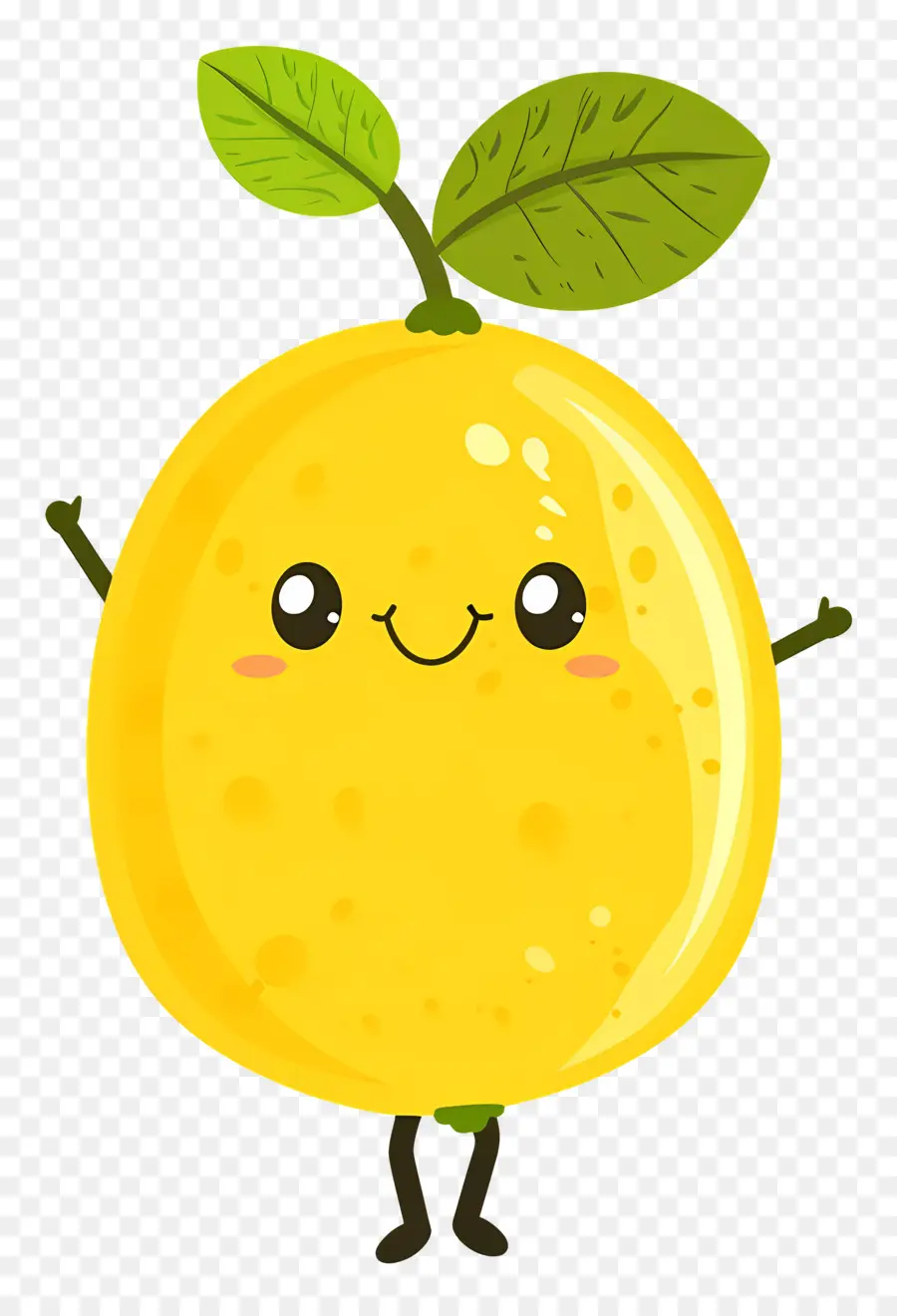 Lemon Kawaii，Lemon Yang Lucu PNG