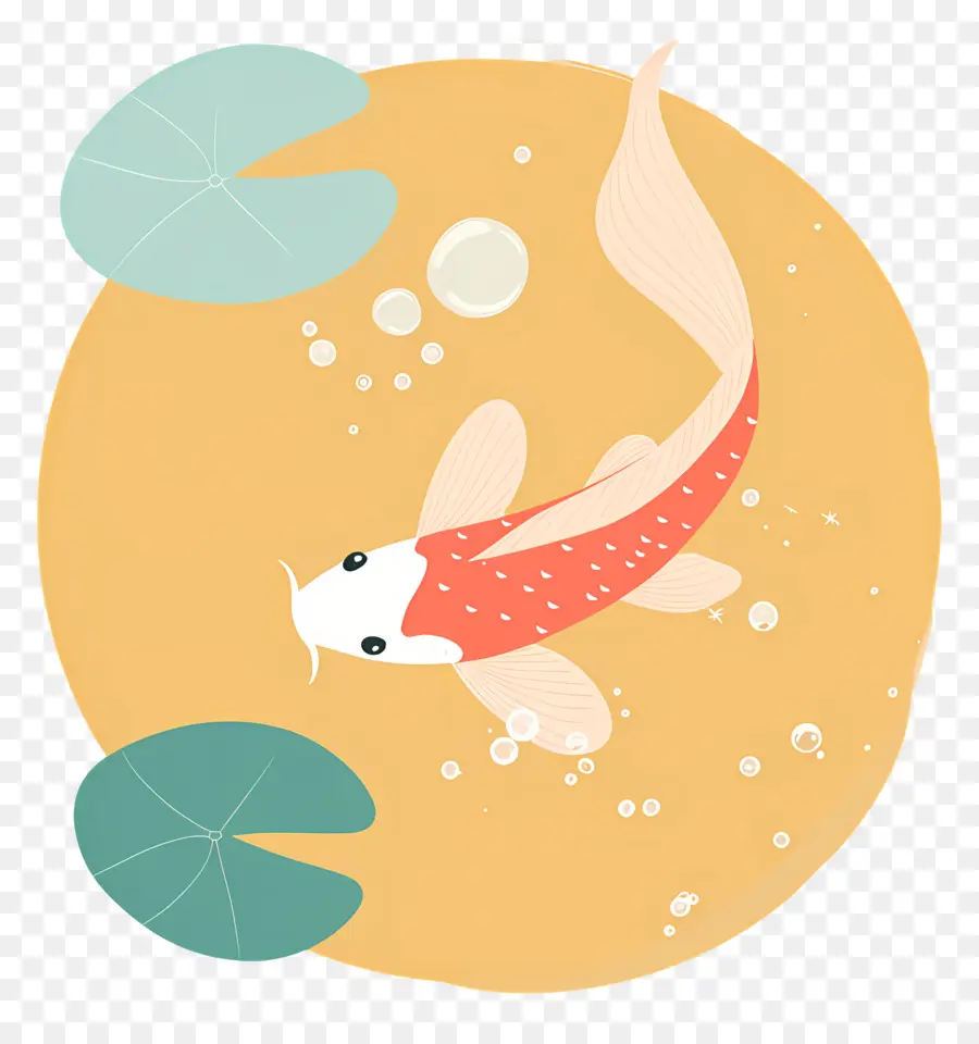 Ikan Koi，Kolam PNG