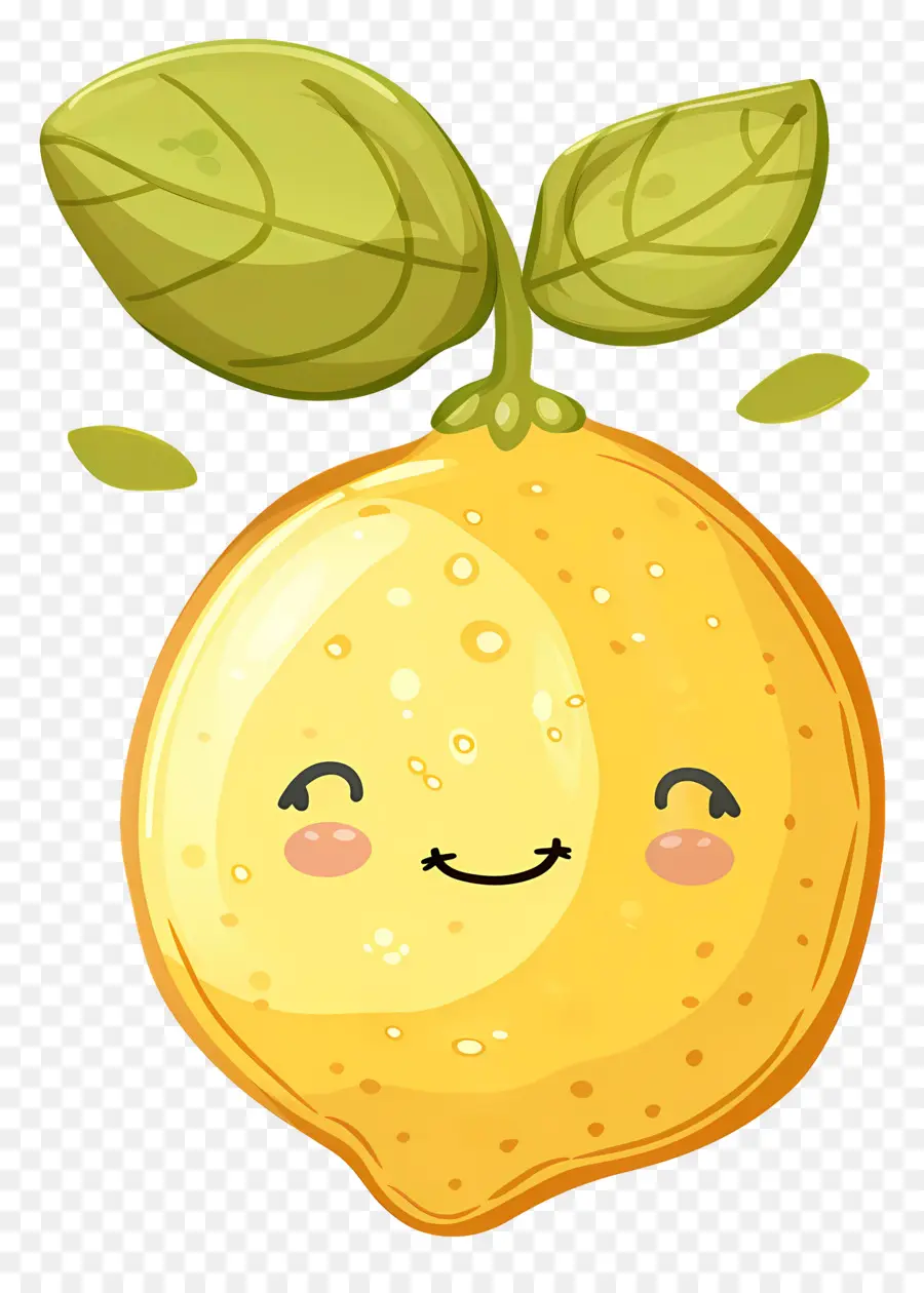 Lemon Kawaii，Lemon Yang Lucu PNG