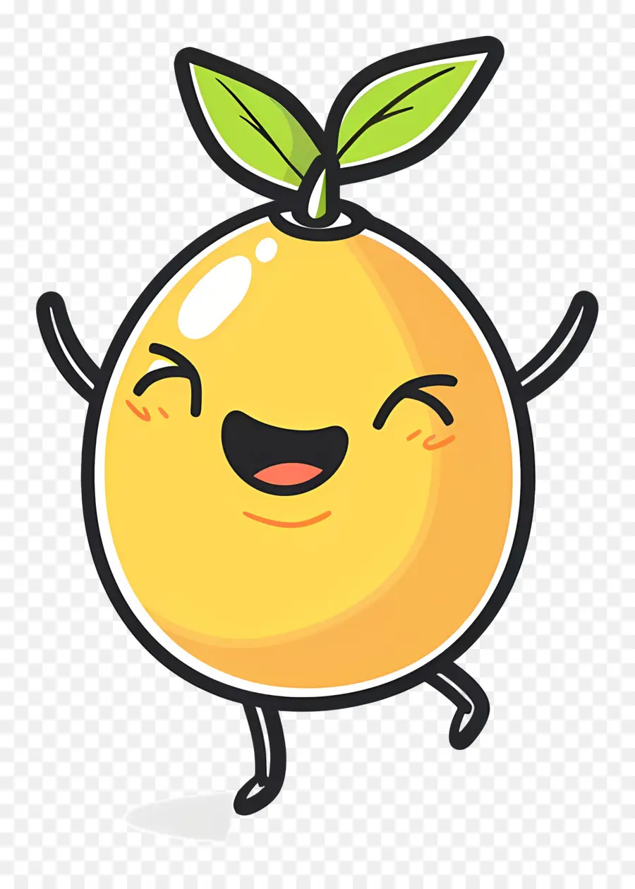 Lemon Kawaii，Selamat Oranye PNG