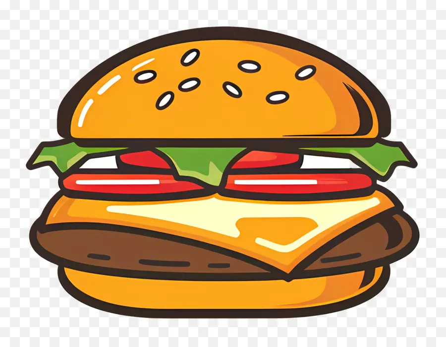 Logo Burger，Burger Berwarna Warni PNG