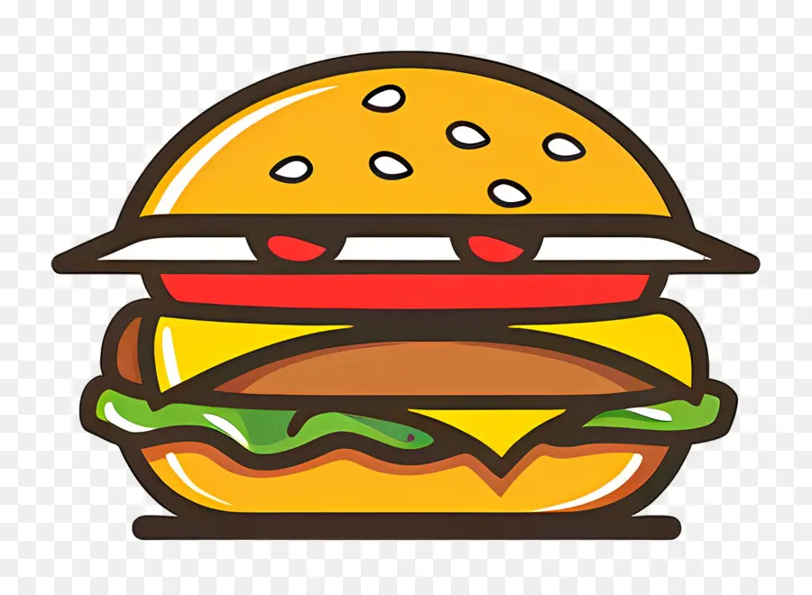 Logo Burger，Burger Kartun PNG