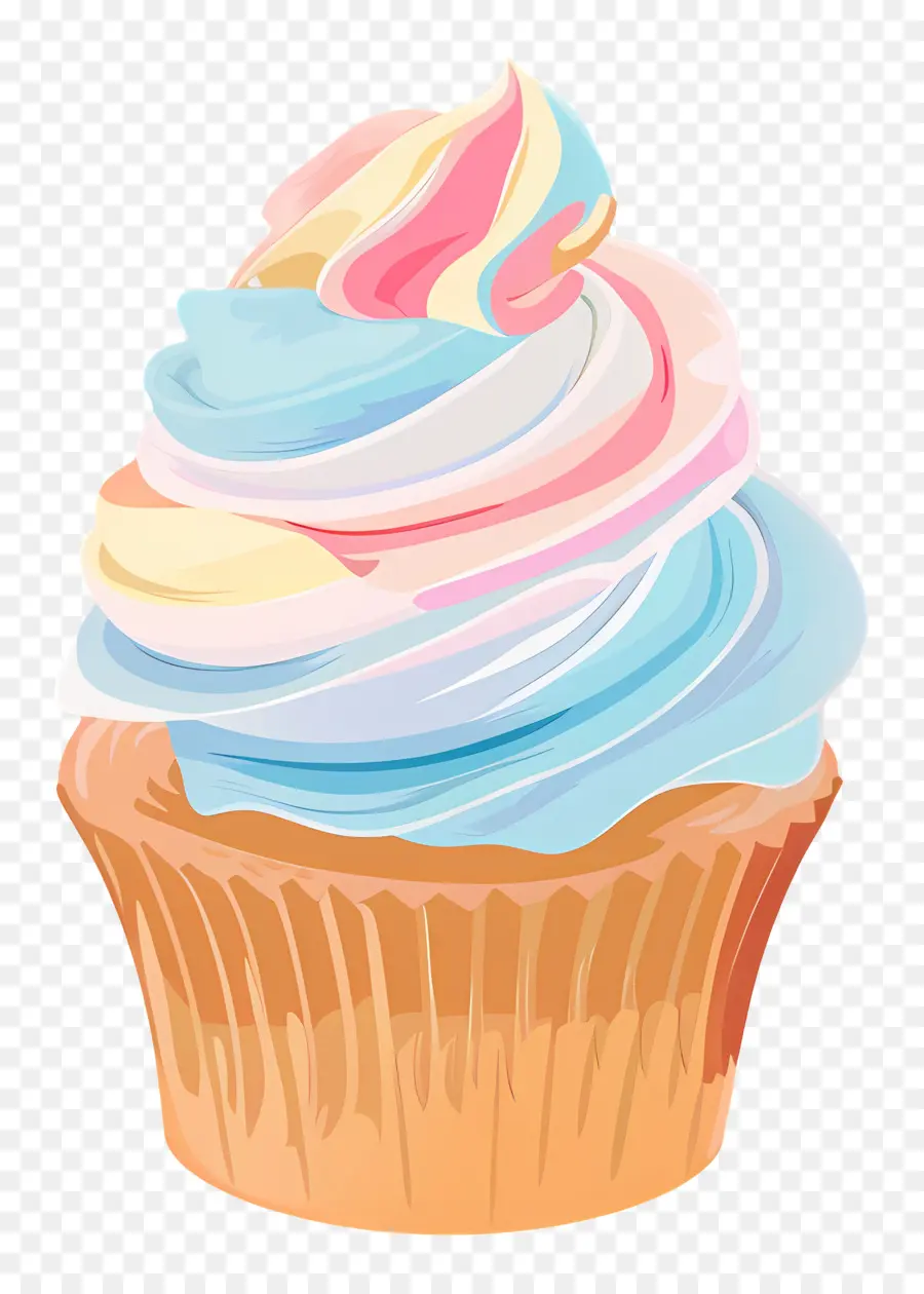 Kue Mangkuk Yang Lucu，Cupcake Dengan Ceri PNG