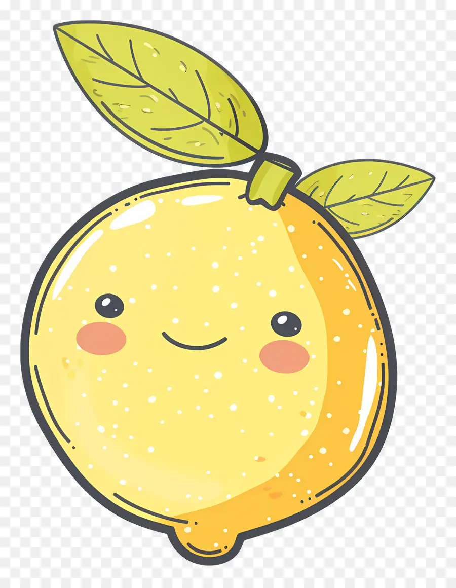 Lemon Kawaii，Selamat Oranye PNG