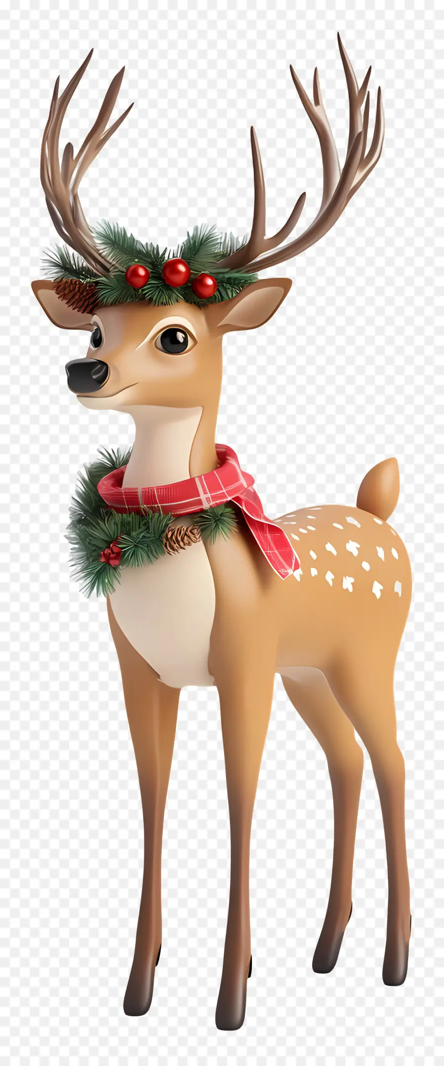 Rusa Natal，Rusa Yang Dihiasi PNG