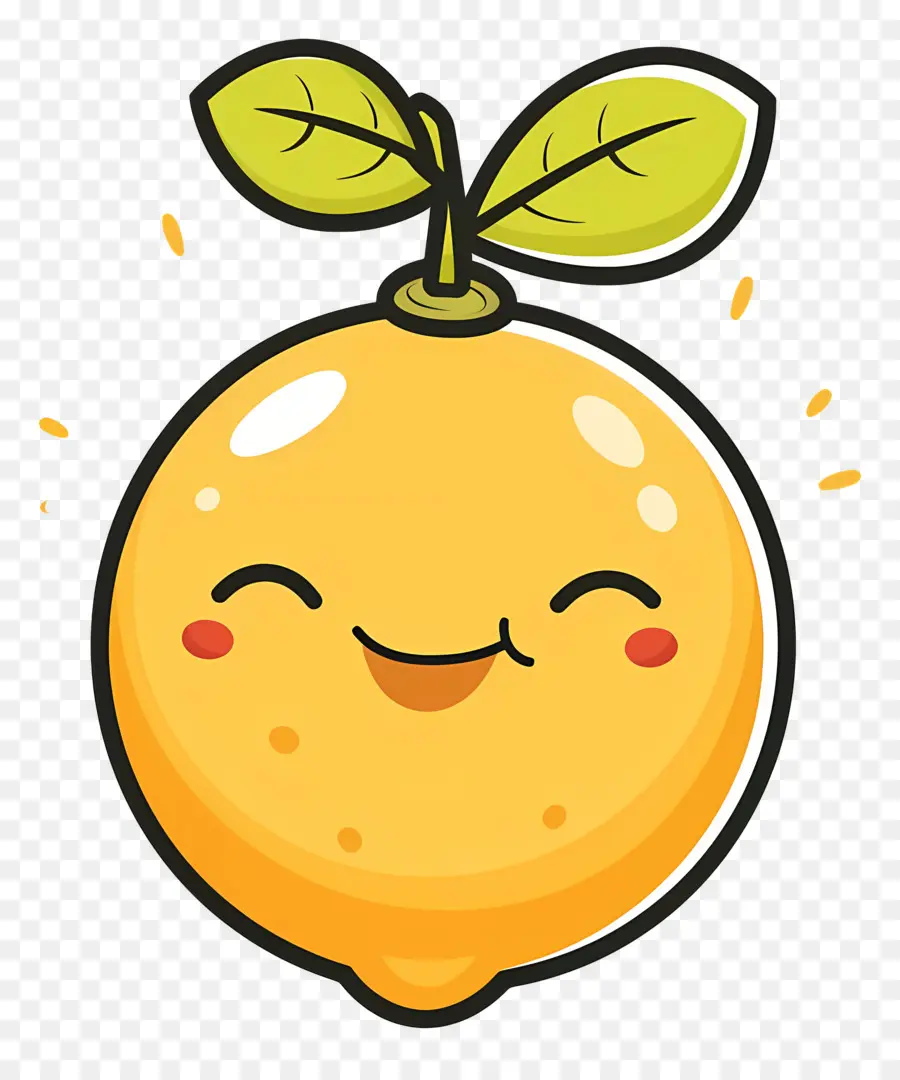 Lemon Kawaii，Selamat Oranye PNG