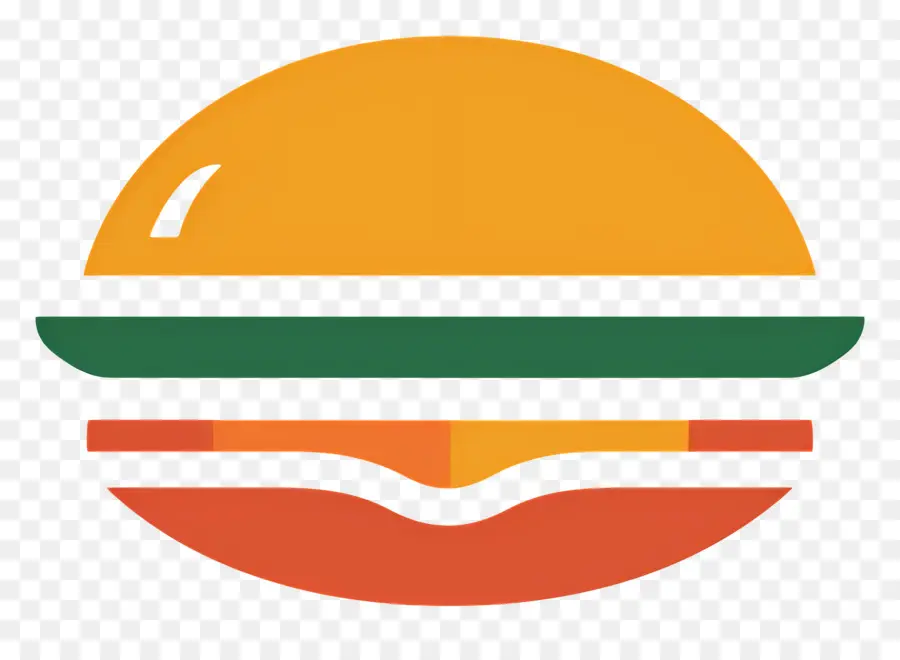 Logo Burger，Burger Minimalis PNG