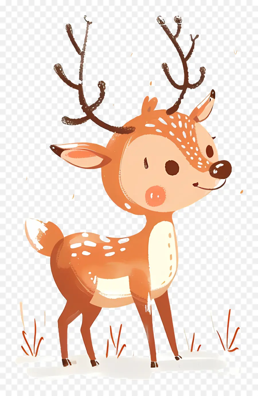 Rusa Natal，Rusa Kartun PNG