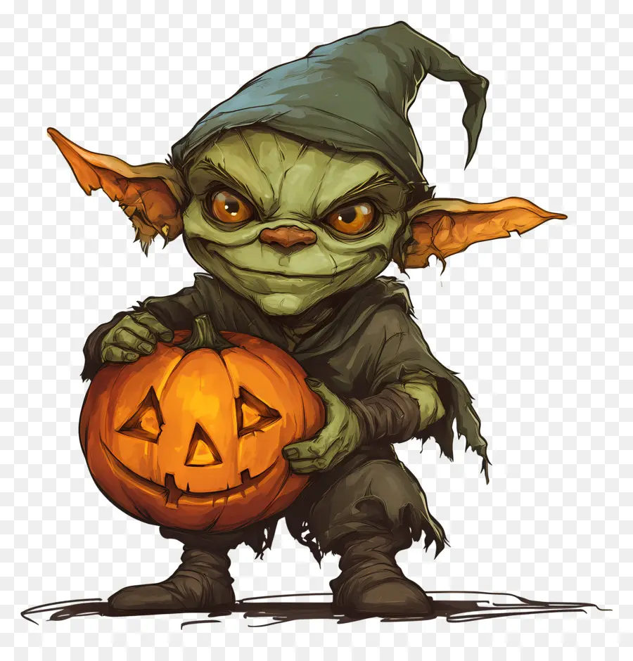 Labu Goblin，Goblin Dengan Labu PNG