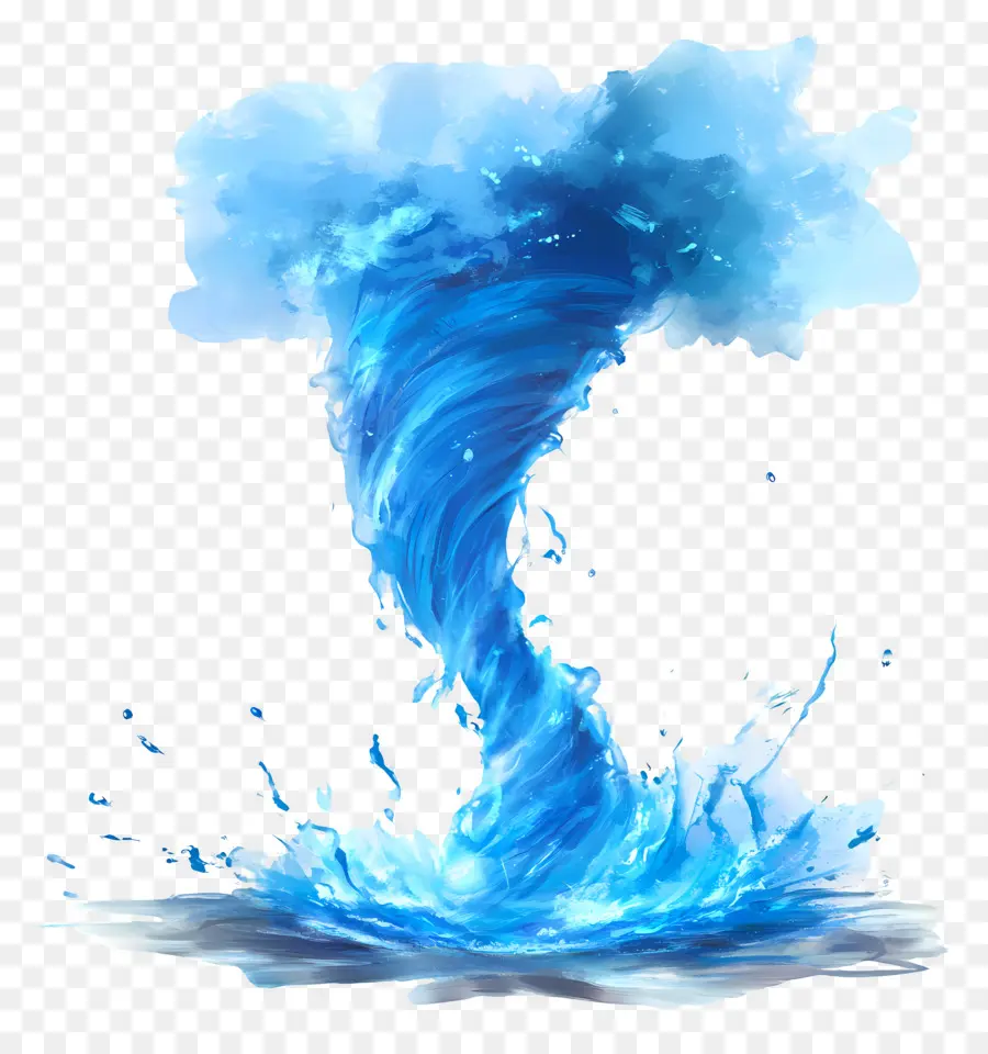 Spiral Air，Tornado Air Biru PNG