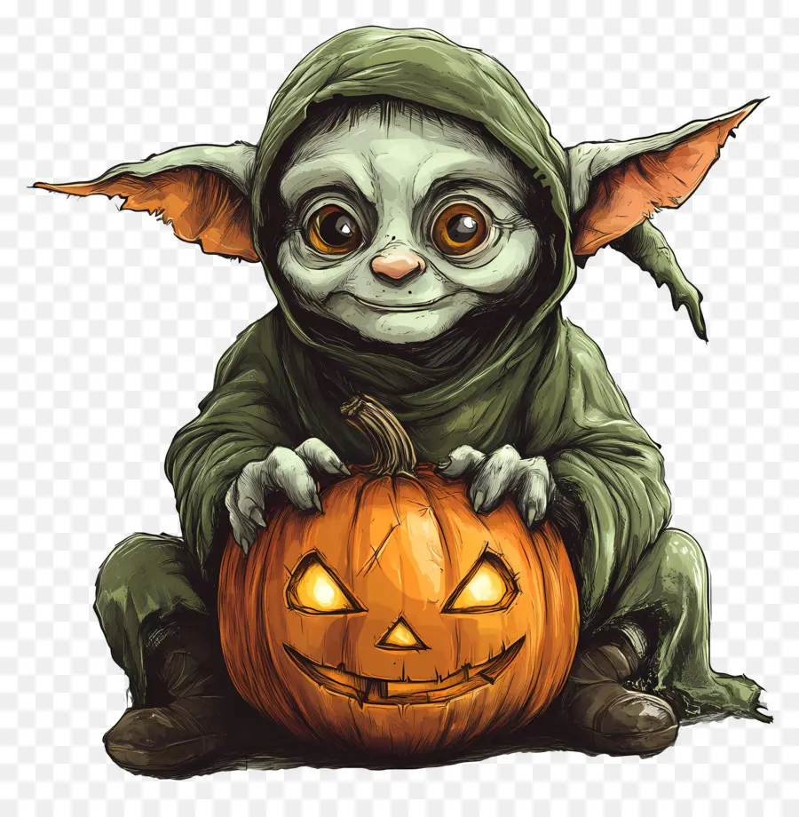 Labu Goblin，Goblin Dengan Labu PNG