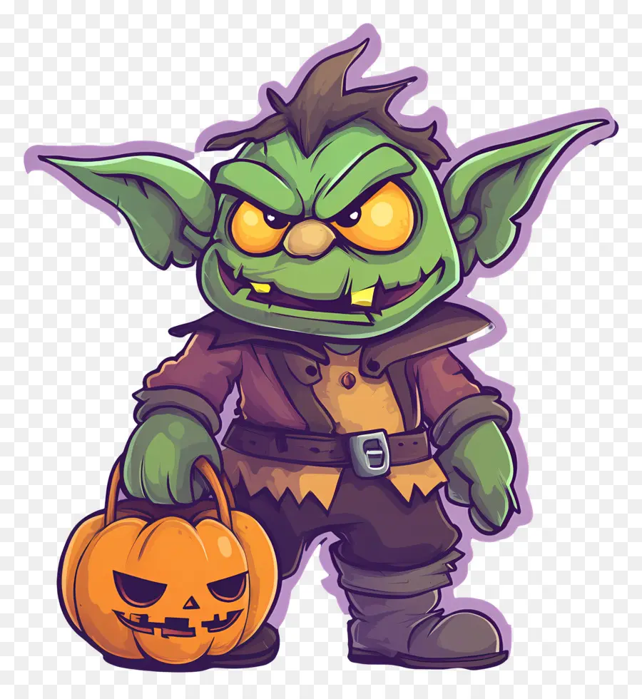 Labu Goblin，Goblin Dengan Labu PNG