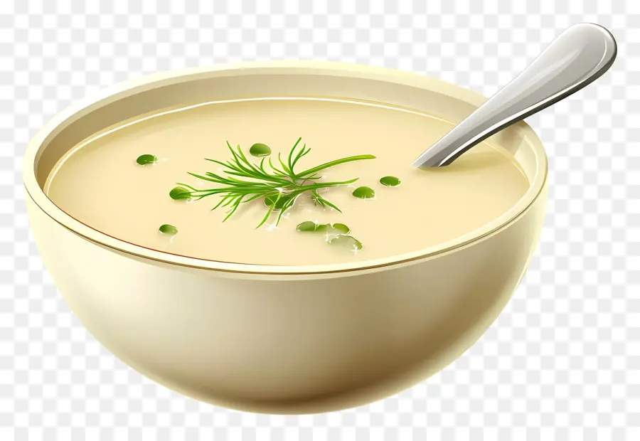 Vichyssoise，Sup Dengan Adas PNG