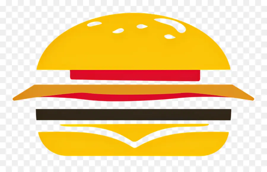 Logo Burger，Burger Sederhana PNG