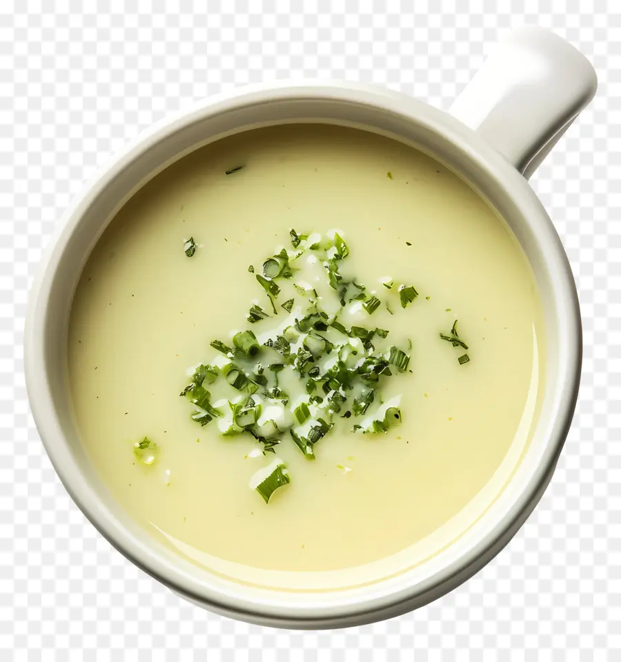 Vichyssoise，Sup Dengan Daun Bawang PNG