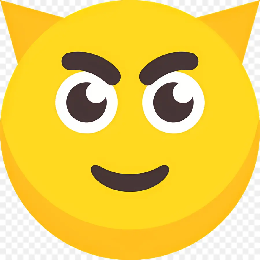 Emoji Setan，Emoji Kuning PNG