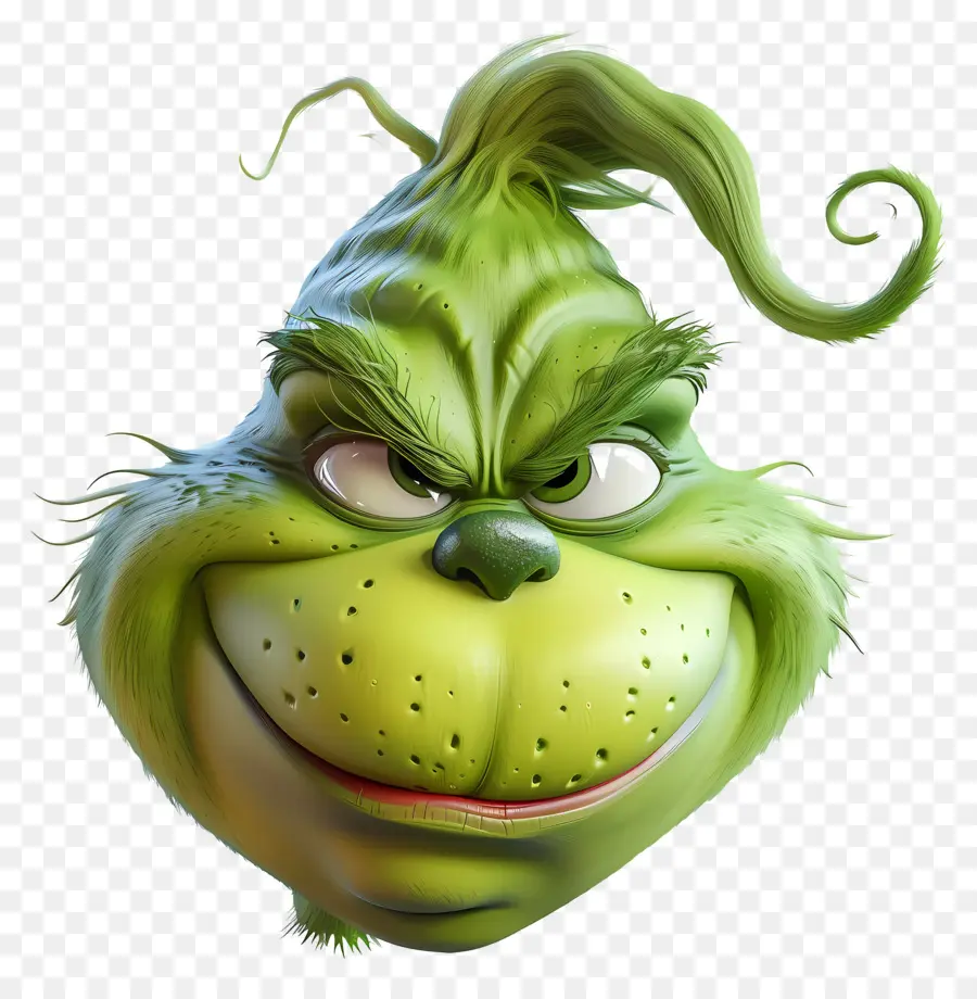 Kartun Grinch，Karakter Hijau PNG