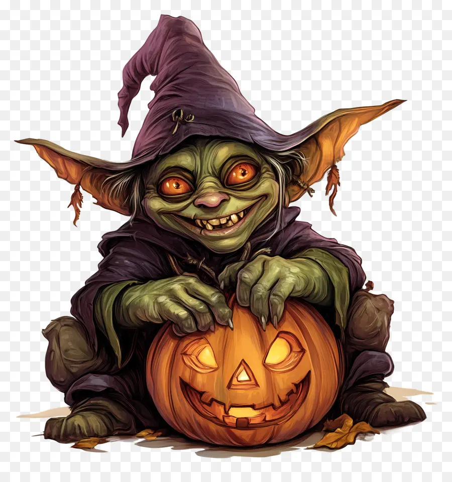 Labu Goblin，Goblin Dengan Labu PNG