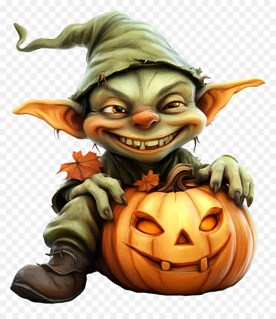 Labu Goblin，Goblin Dengan Labu PNG