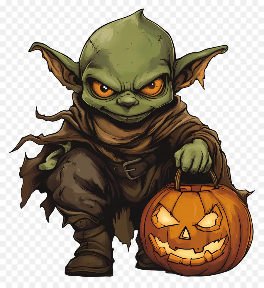 Labu Goblin，Goblin Dengan Labu PNG