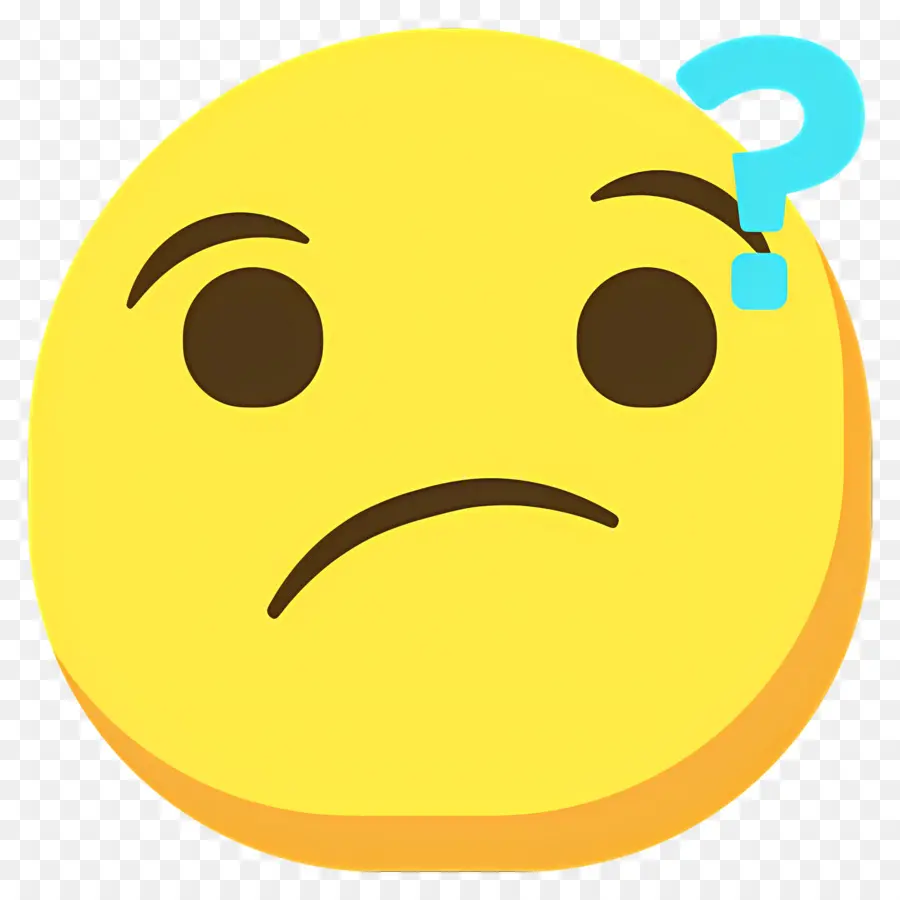 Emoji Bingung，Emoji Yang Bingung PNG