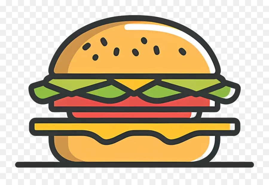 Logo Burger，Burger Kartun PNG