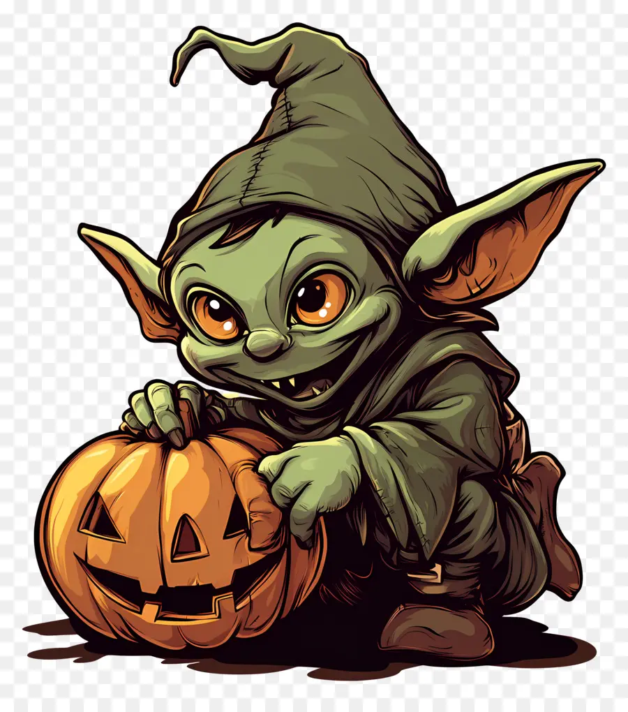 Labu Goblin，Goblin Dengan Labu PNG