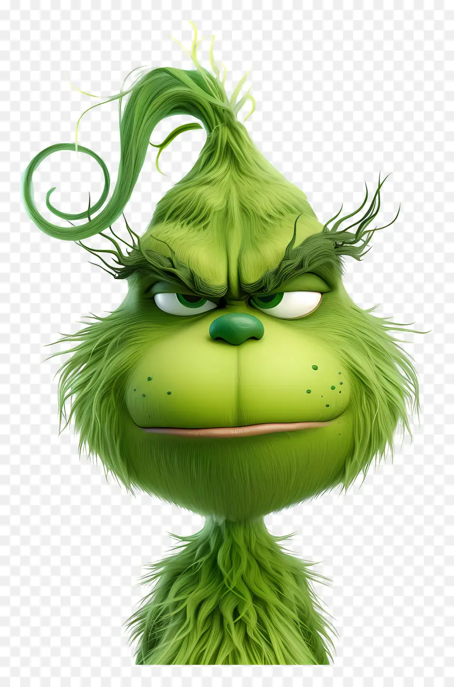 Kartun Grinch，Karakter Hijau PNG