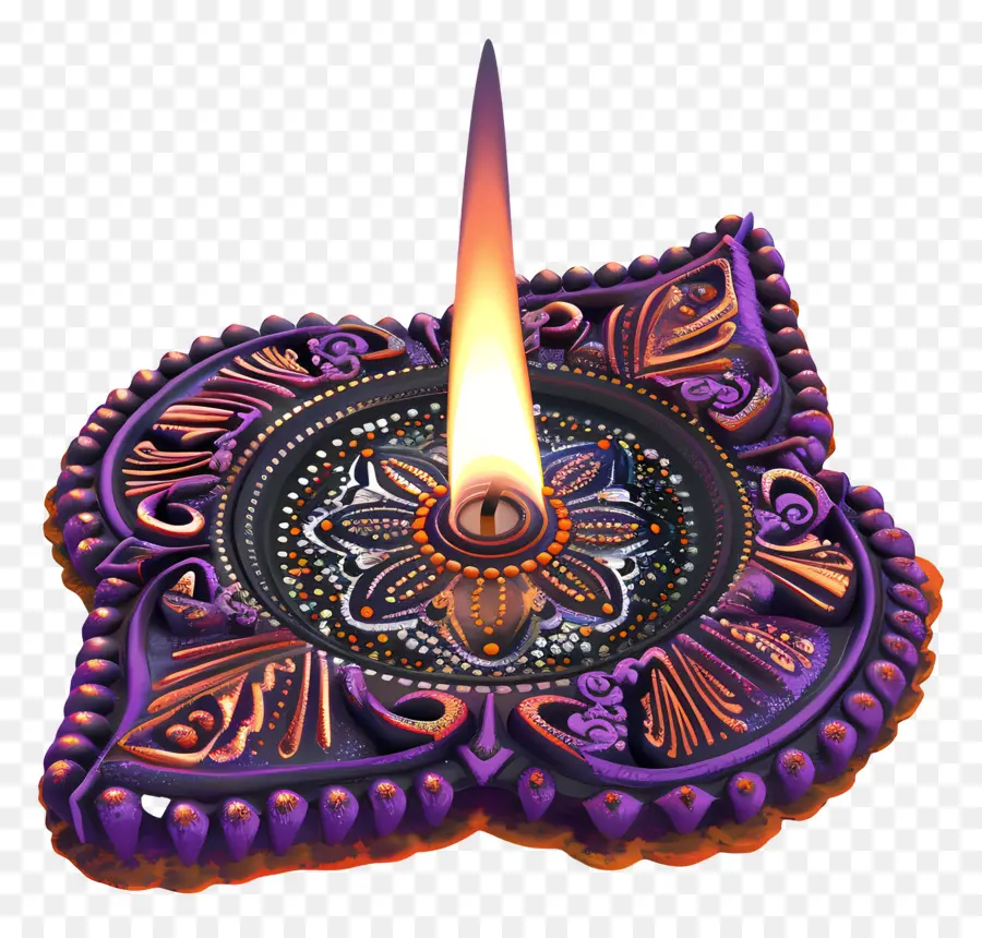 Lampu Diwali，Hiasan Diya PNG