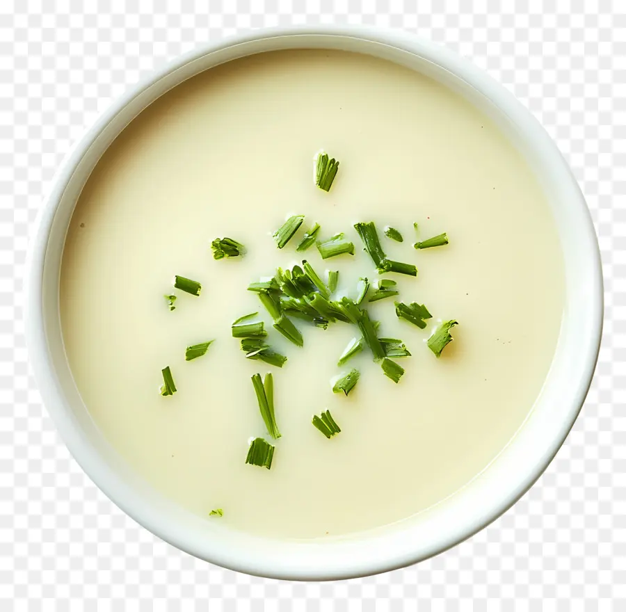 Vichyssoise，Sup Dengan Daun Bawang PNG