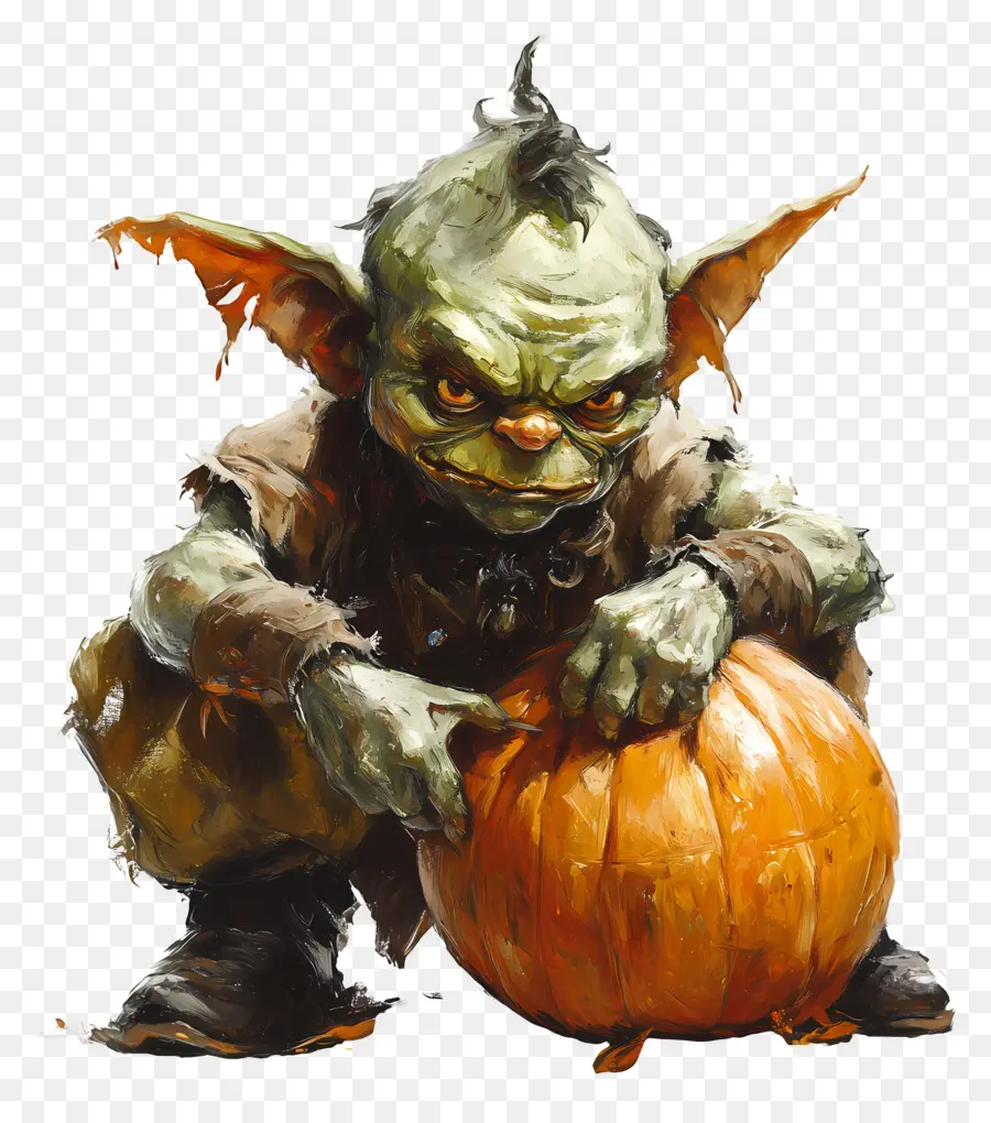 Labu Goblin，Goblin Dengan Labu PNG