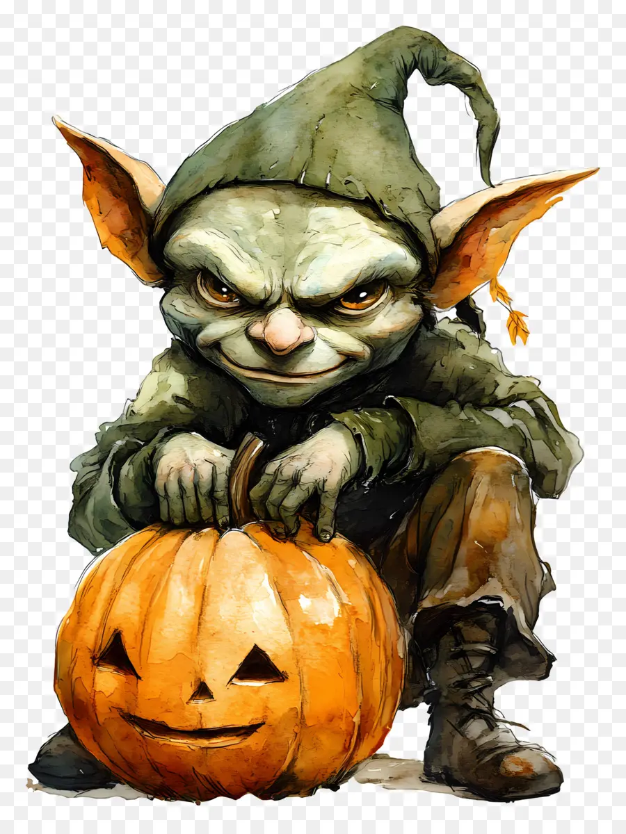 Labu Goblin，Goblin Dengan Labu PNG