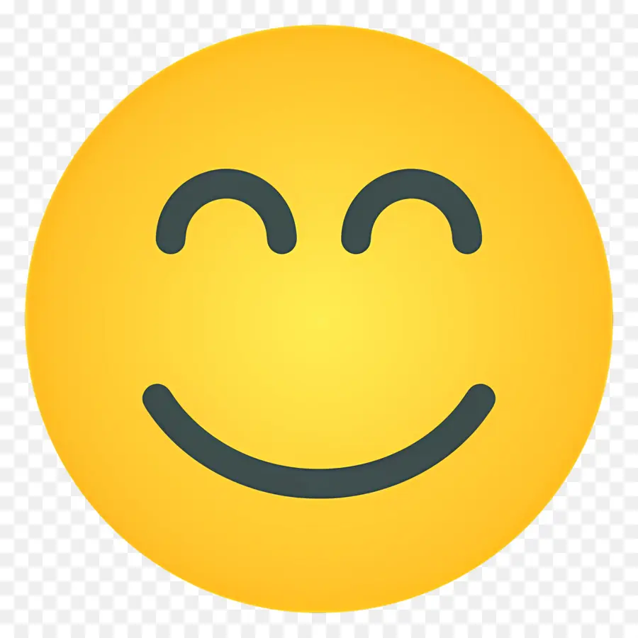 Emoji Senyum，Emoji Tersenyum PNG