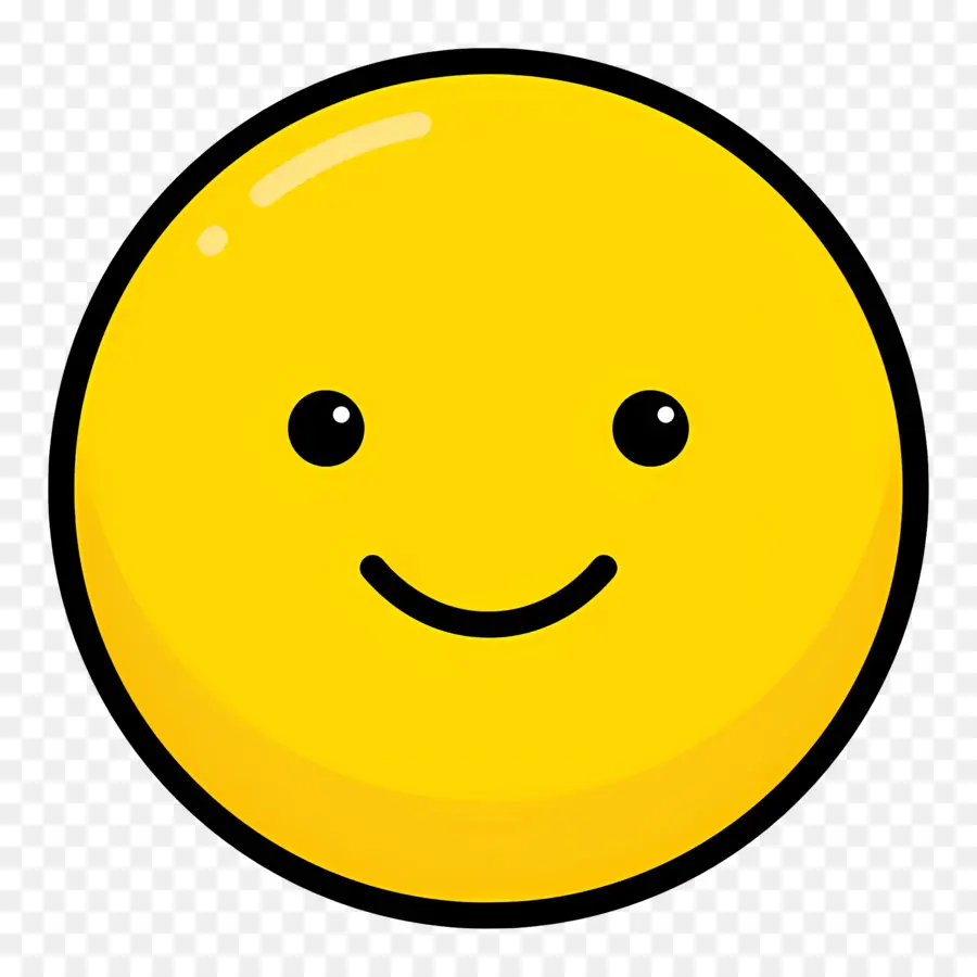 Emoji Senyum，Emoji Tersenyum PNG