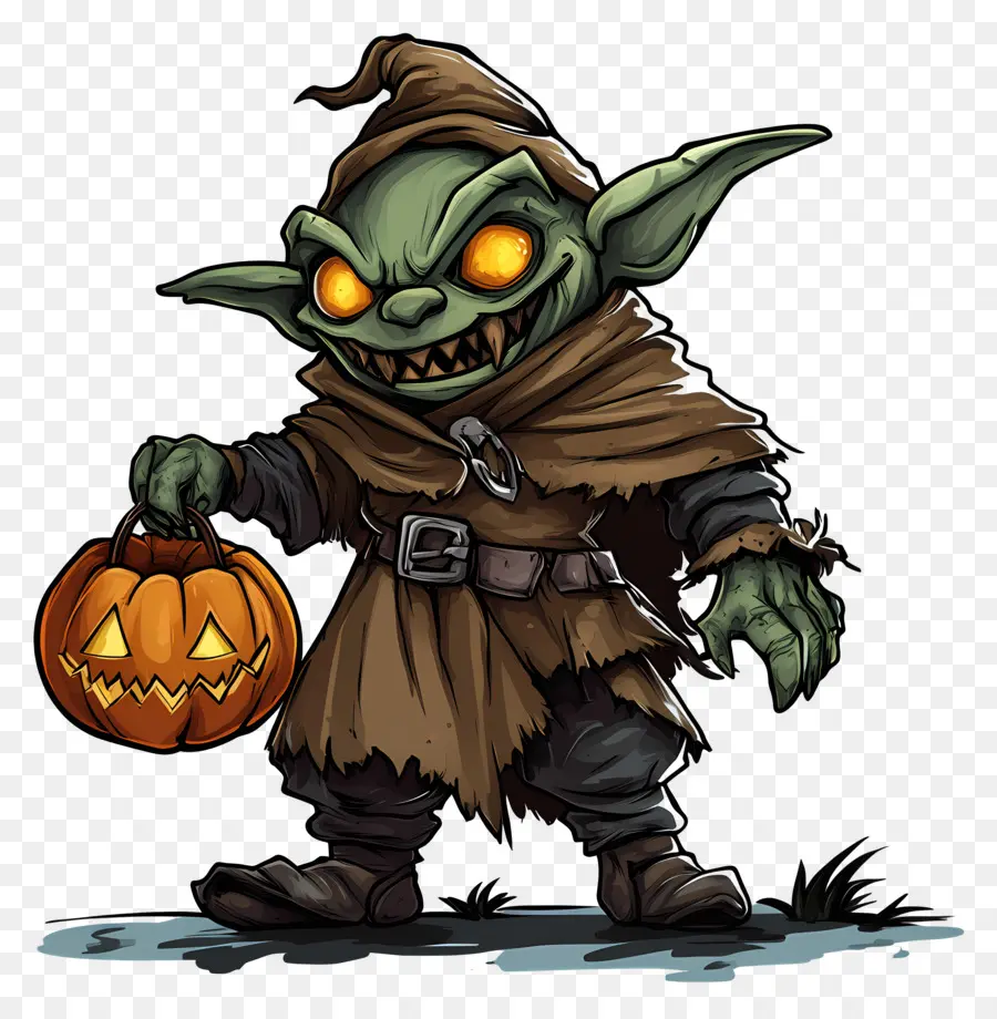 Labu Goblin，Goblin Dengan Labu PNG