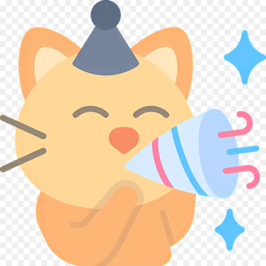 Emoji Ulang Tahun，Pesta Kucing PNG