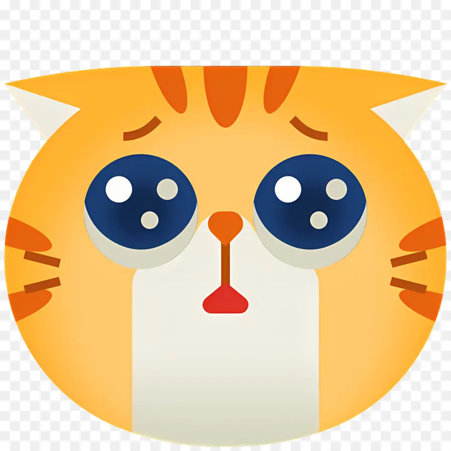 Emoji Kucing，Kucing Sedih PNG