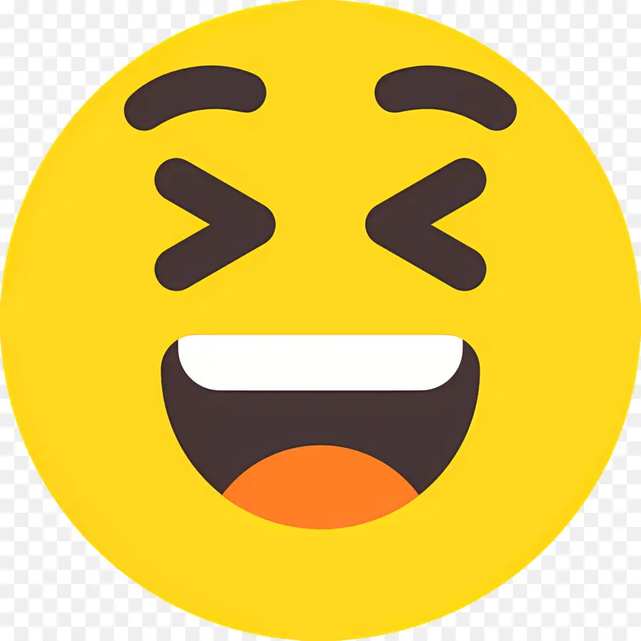 Emoji Tertawa，Wajah Tertawa PNG