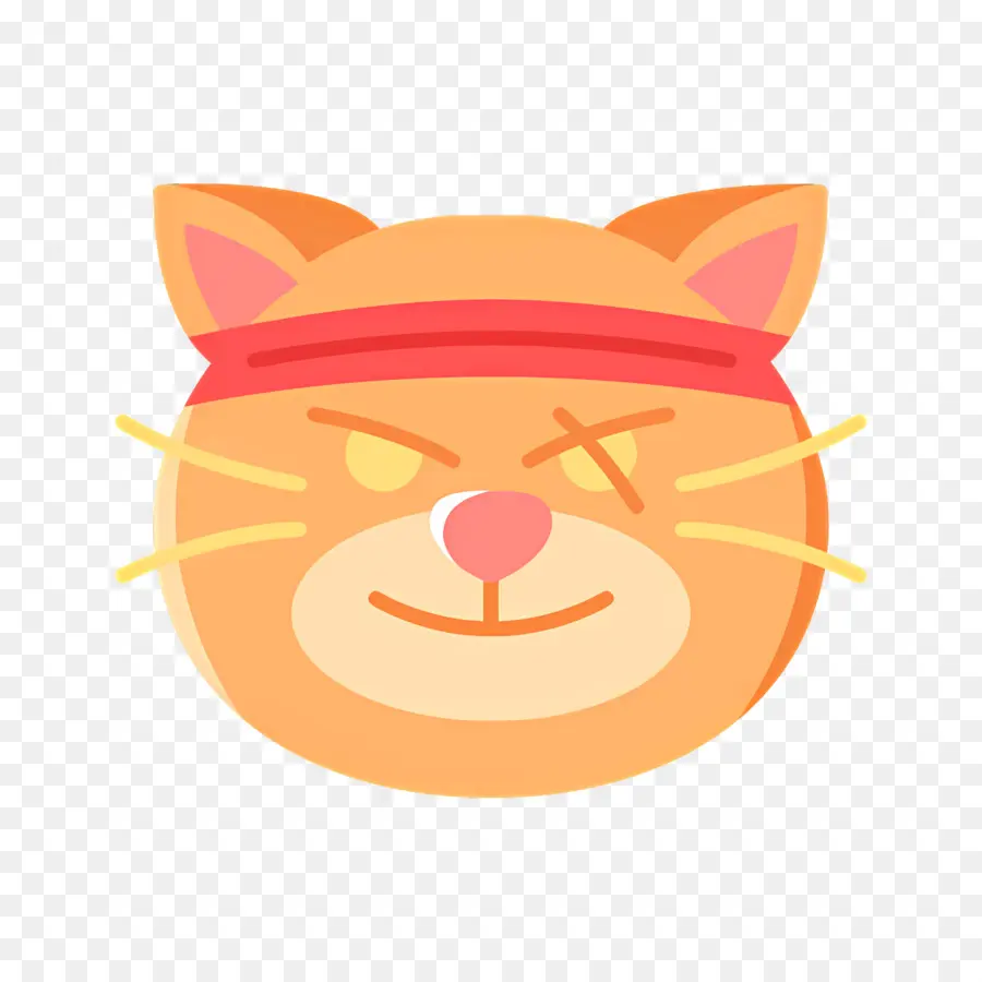 Emoji Kucing，Wajah Kucing PNG