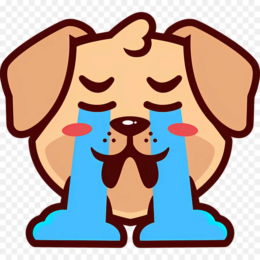 Emoji Anjing，Anjing Tertawa PNG